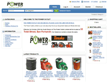 Tablet Screenshot of poweroutlet-tt.com